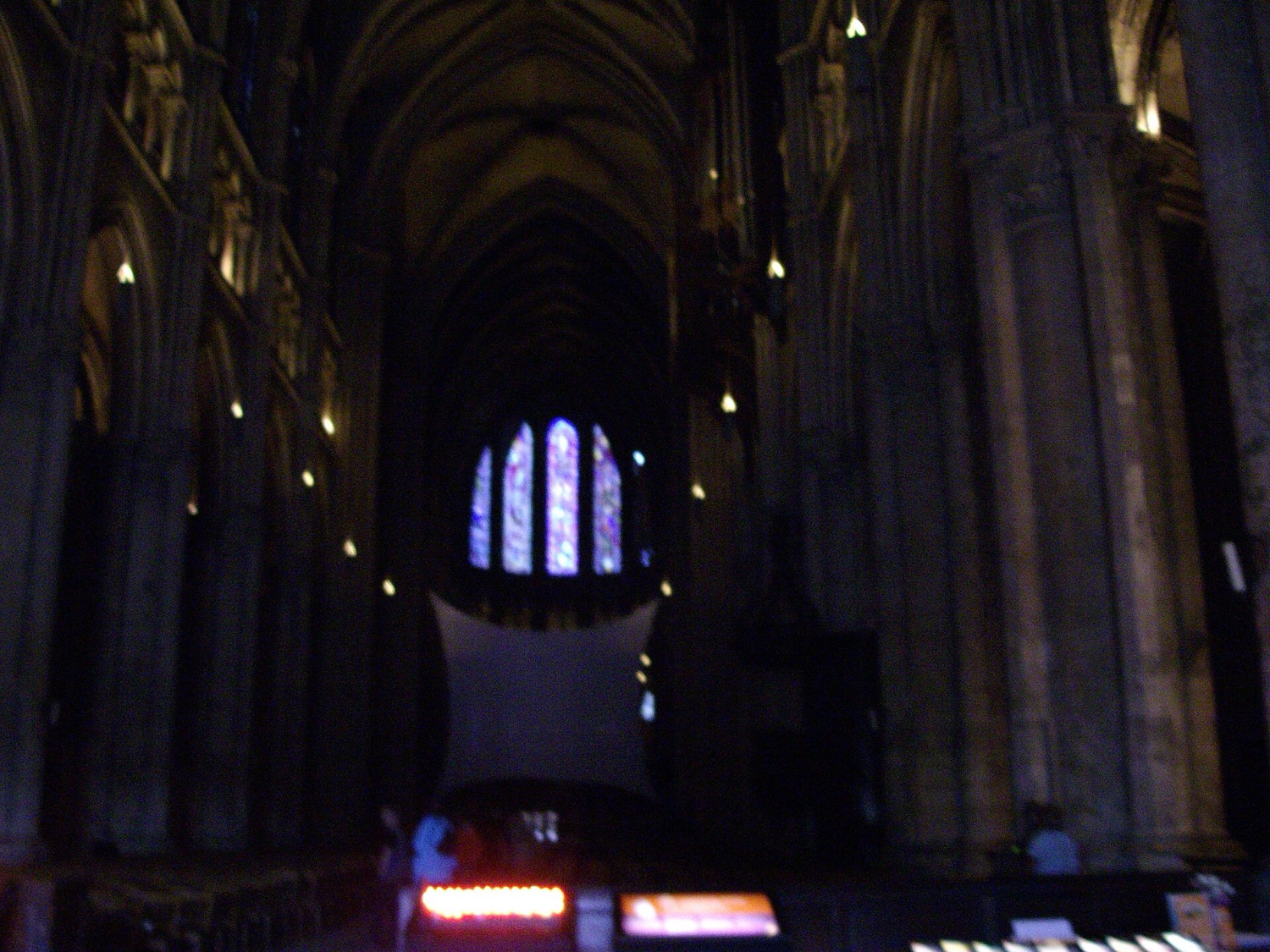 The nave of Chartres Cathedral